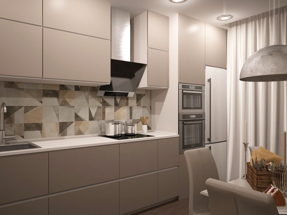 Кухня в теплых тонах г. Раменское