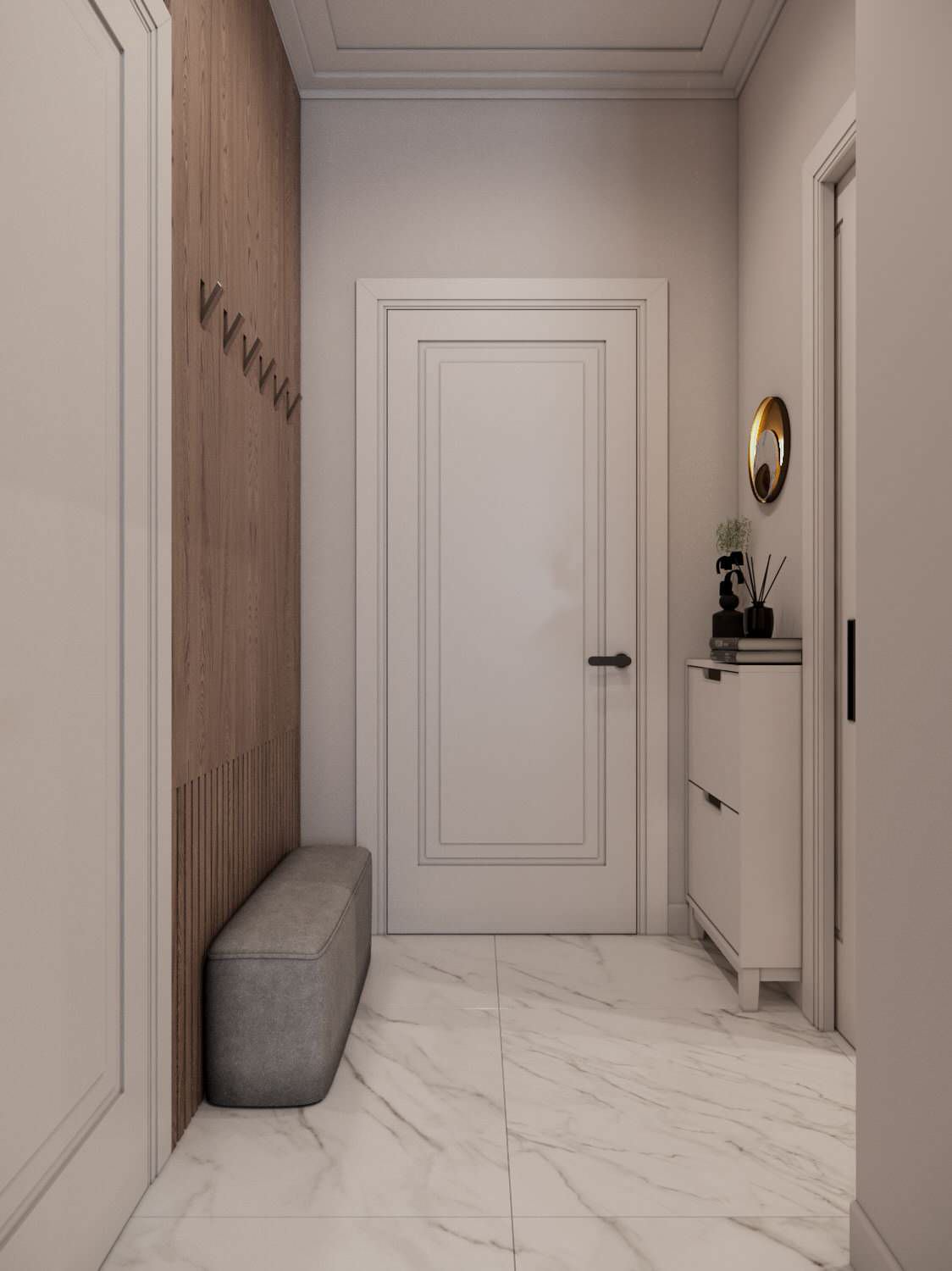 Обложка проекта: Дизайн-проект двухкомнатной квартиры