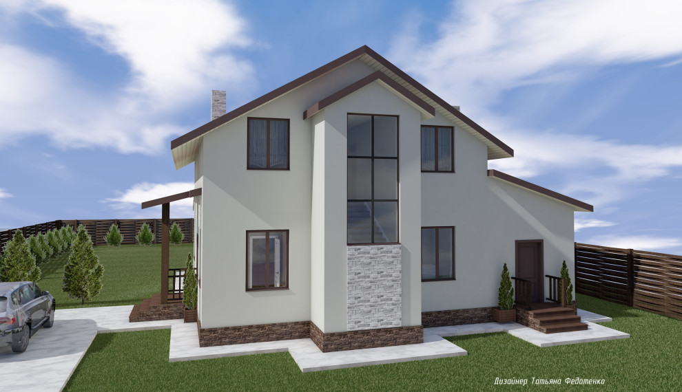 Загородный дом 210 м2 для семьи из 4х человек