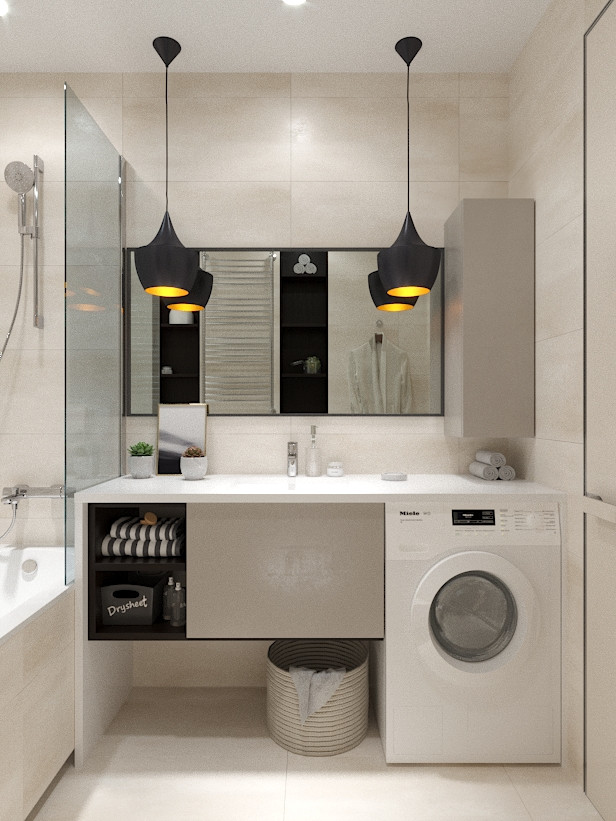 Дизайн проект однокомнатной квартиры 42 кв.м