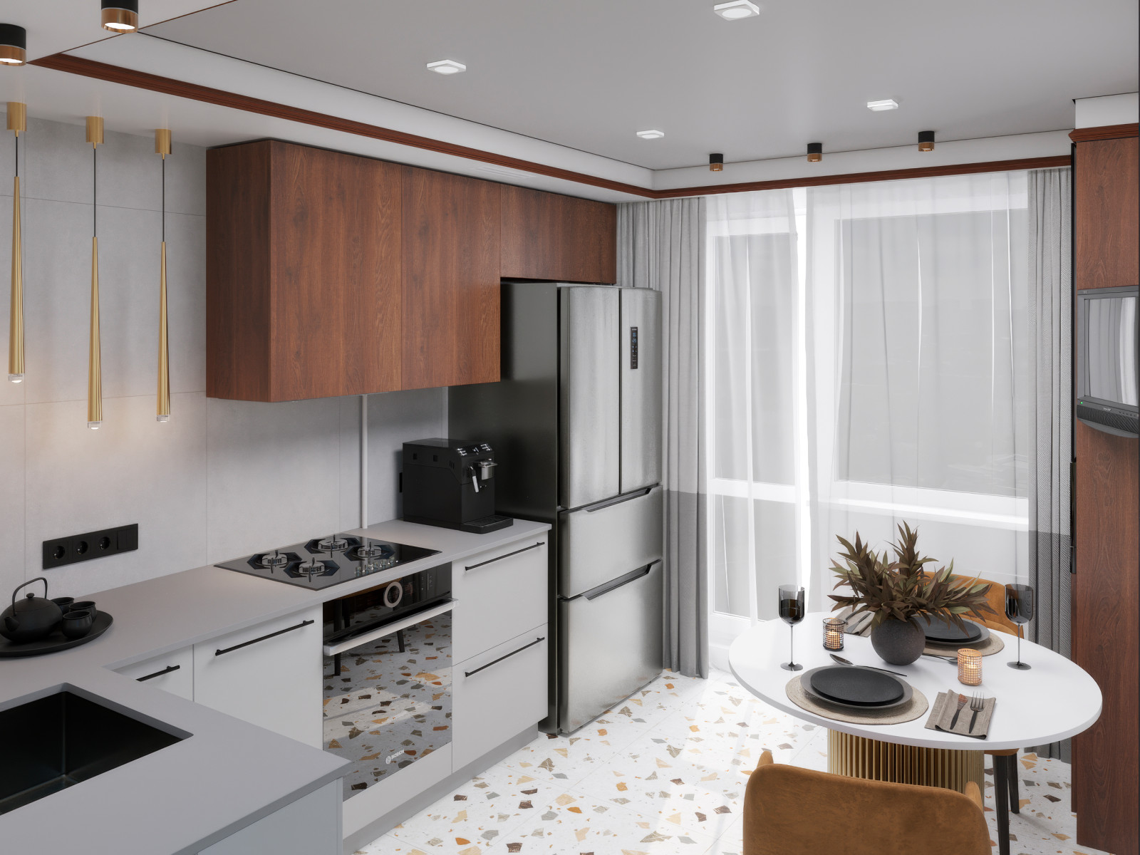 Мини-проект, кухня в серии П-18\12