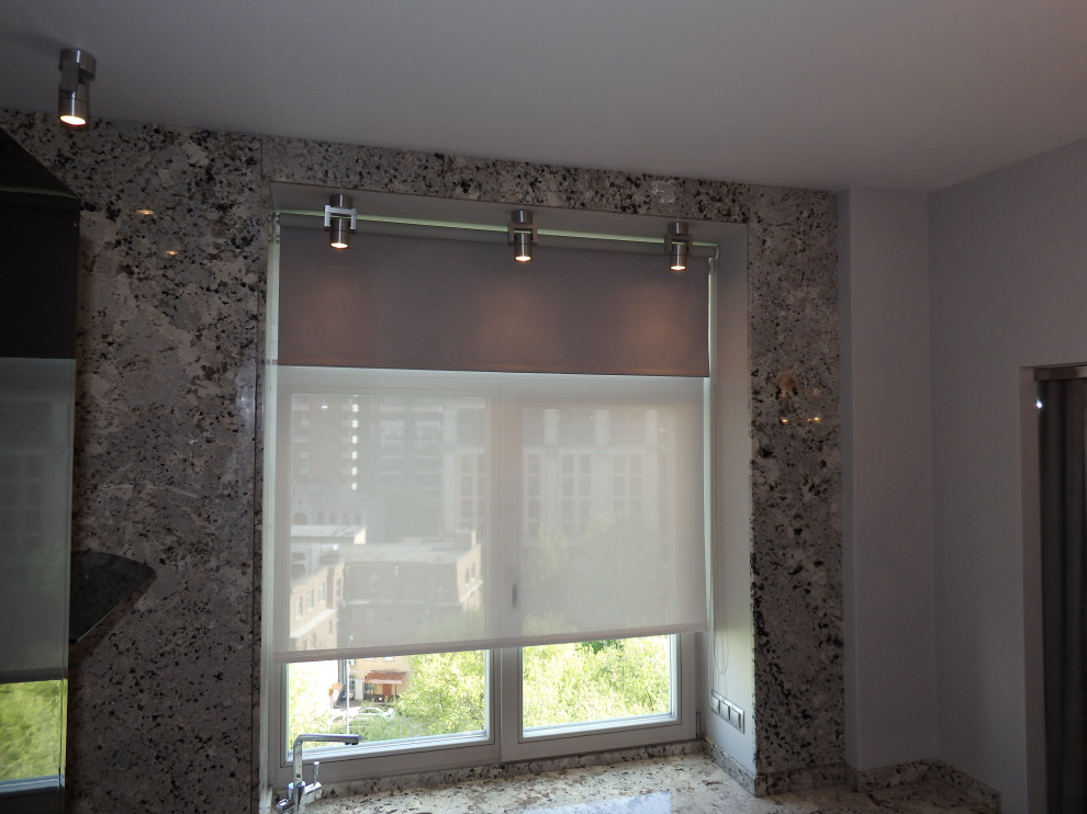 Двухкомнатная квартиры со стеклянной перегородкой на Овчинниковской набережной