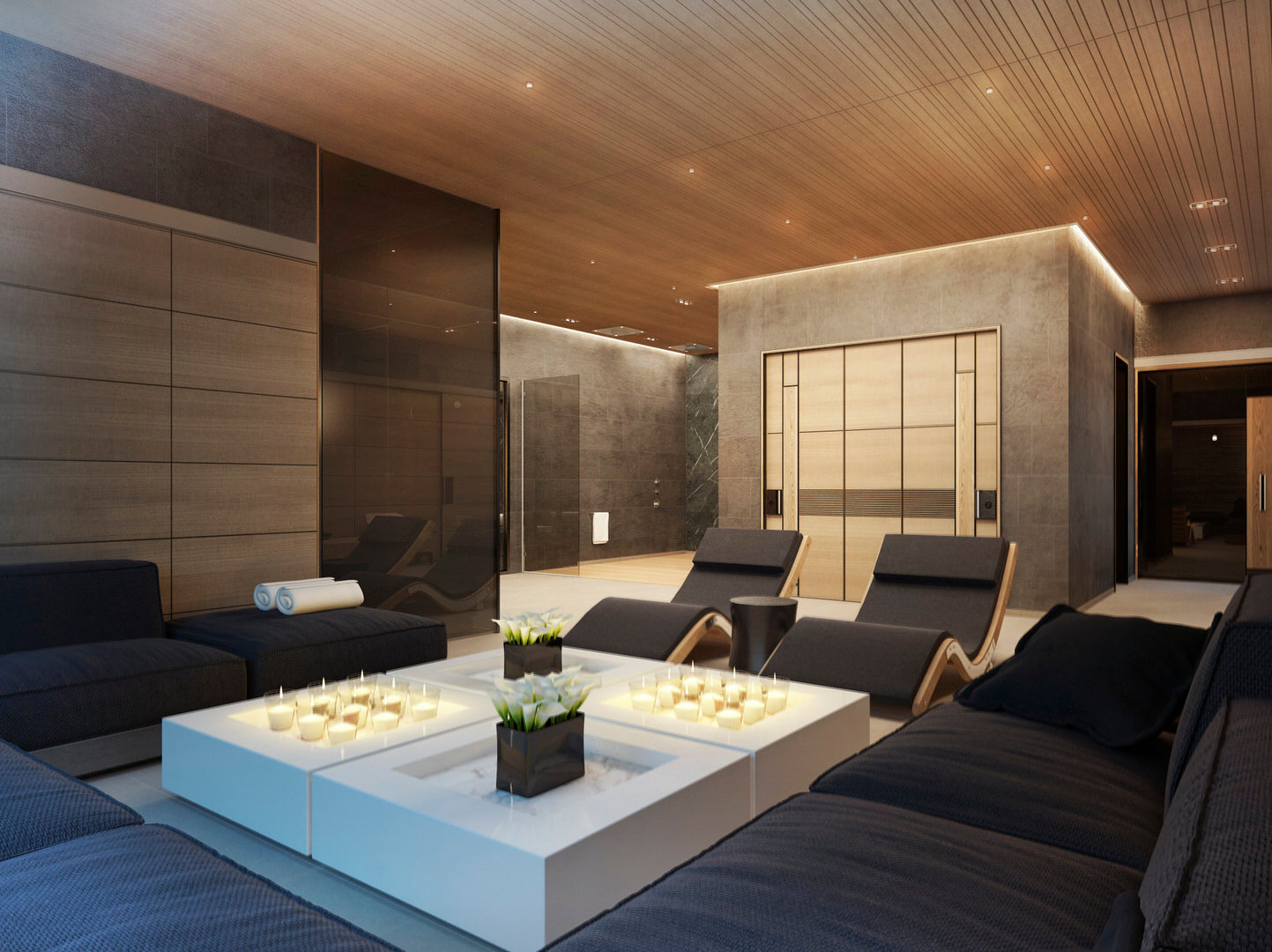 Интерьер частной виллы № 1