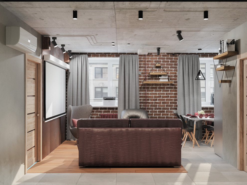 Квартира в стиле лофт