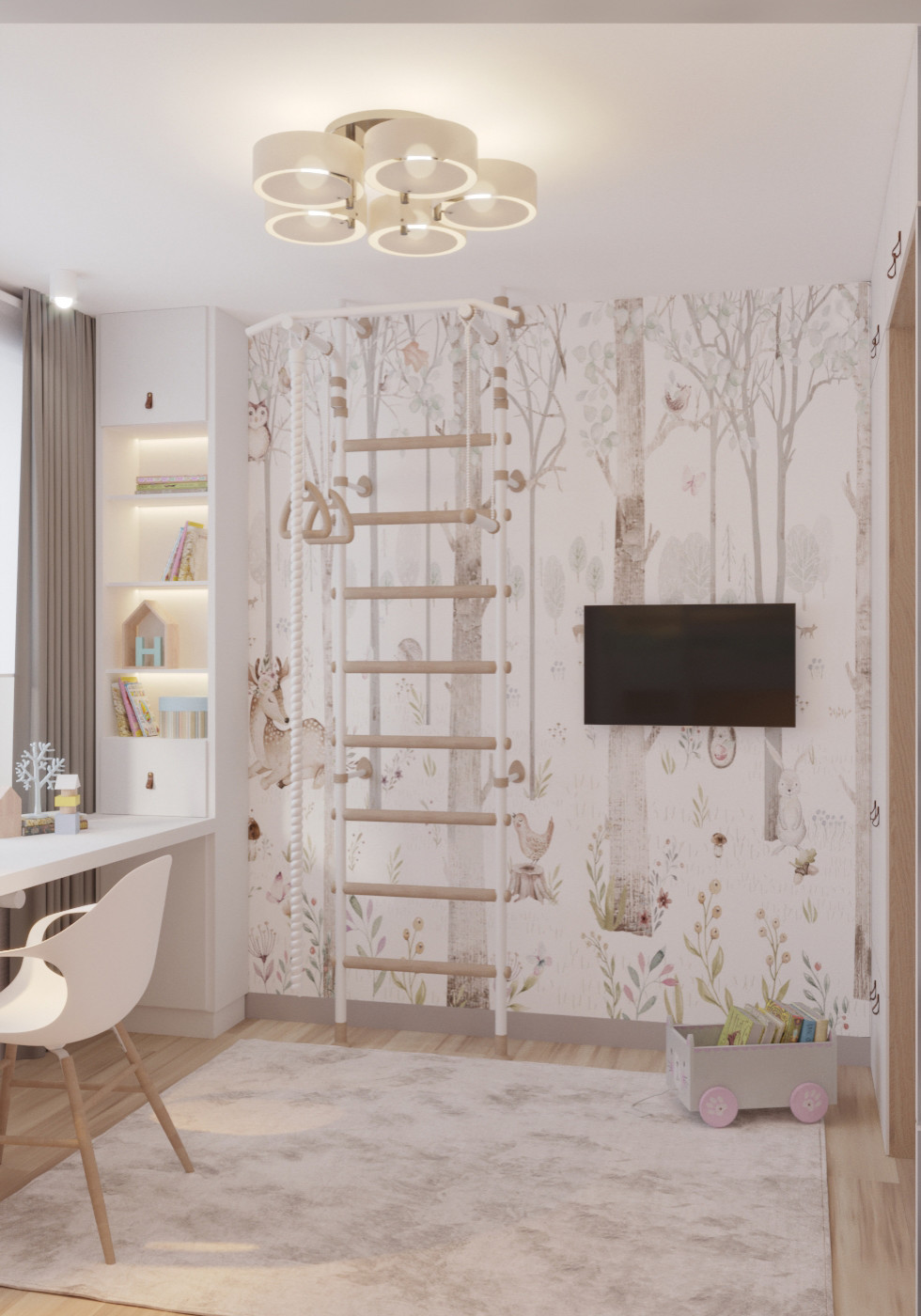 Обложка проекта: Квартира ЖК 5 столиц. Детская