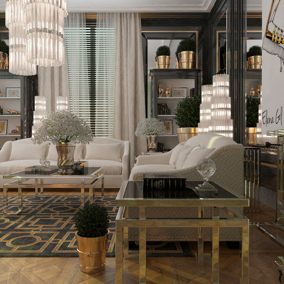 Проект загородного дома в Подмосковье (Екатерина Плотникова) - Гостиная 2