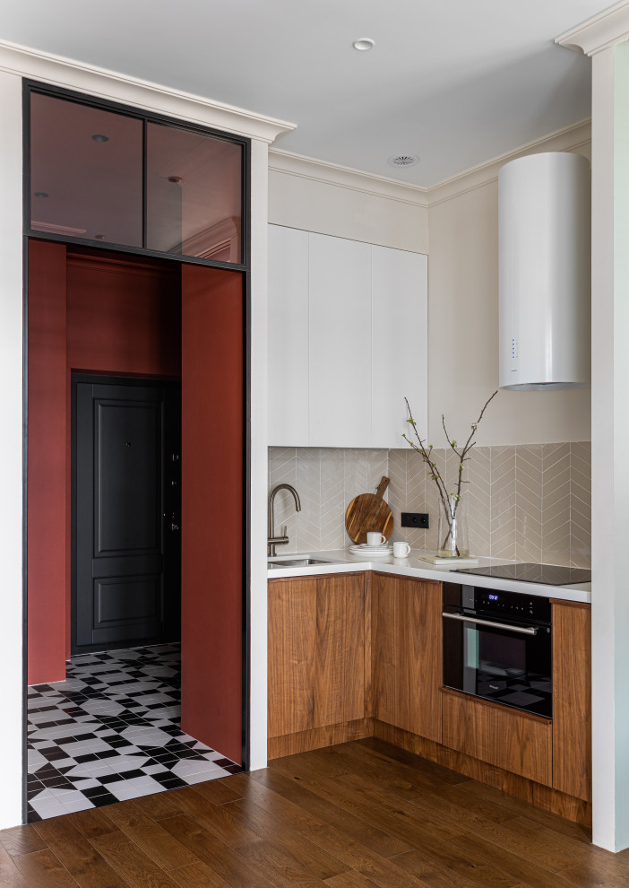 Обложка проекта: Маленькая квартира 38 м2 для балерины