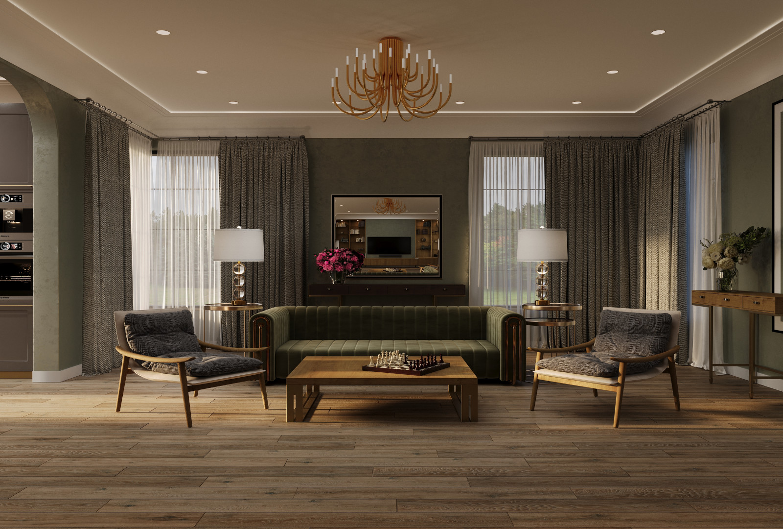 Stunning 3D Visualization of Modern Country House Renovation