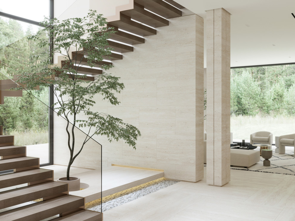 Дом с панорамными окнами.