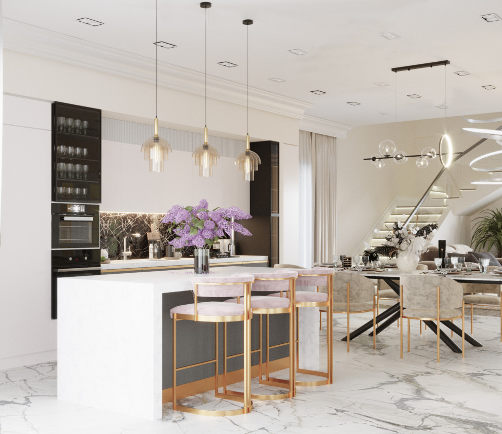 Частный дом в стиле неоклассика и лофт