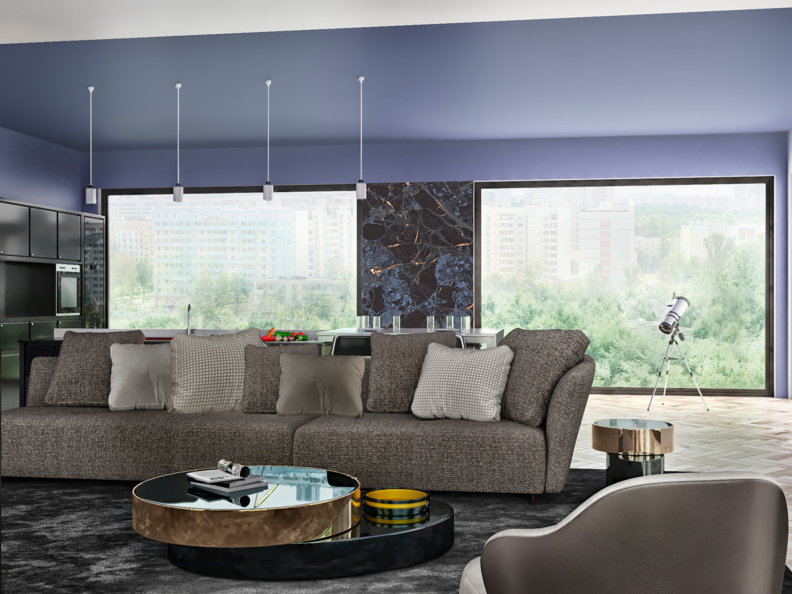 Квартира с панорамными окнами