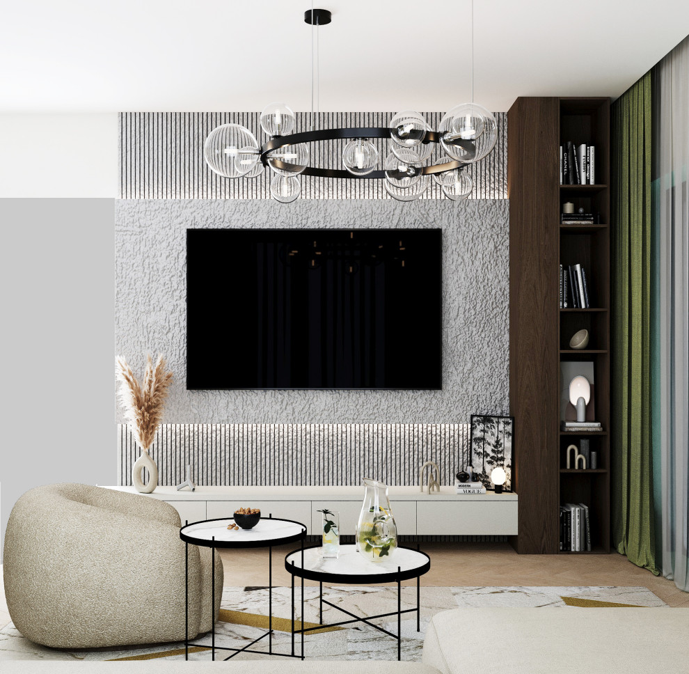 Дизайн-проект кухни-гостиной