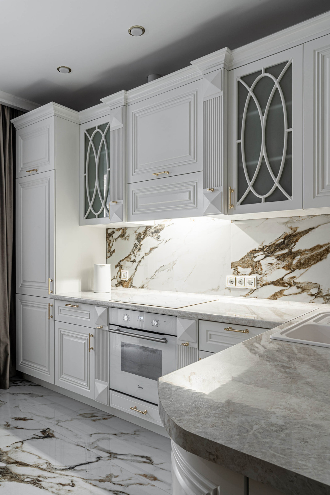 Съемка кухни на объекте (Мебель КМ)