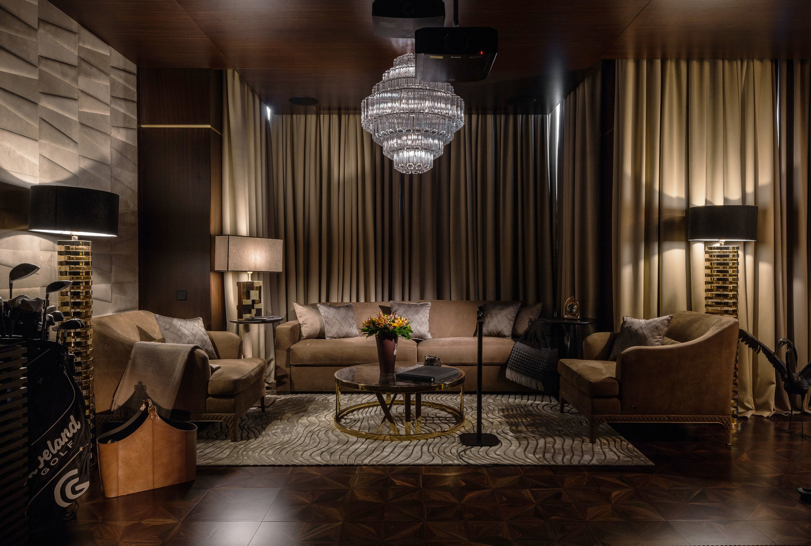 Квартира в темном стиле