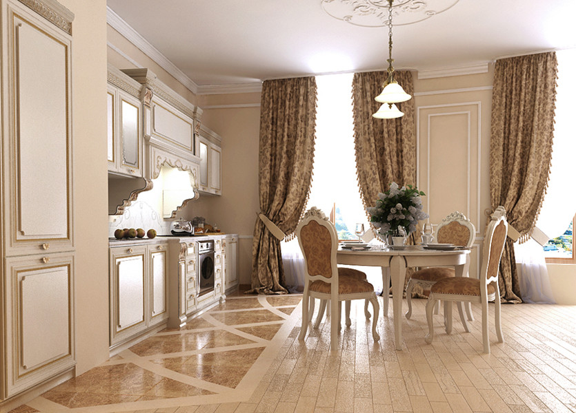 Обложка проекта: Дизайн-проект квартиры в классическом стиле, Санкт-Петербург