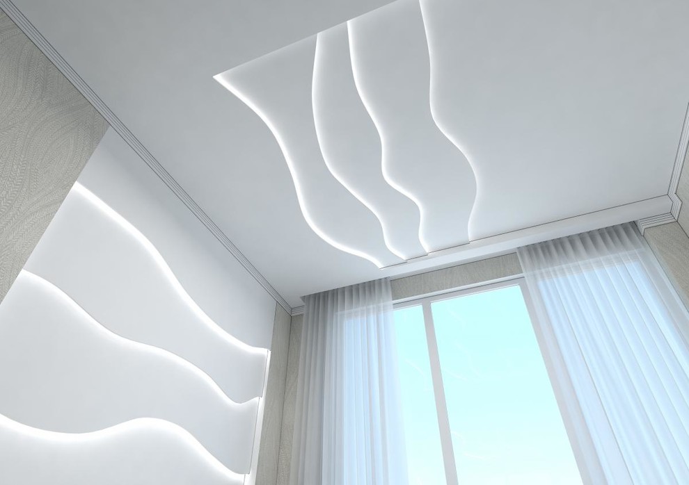 Двухкомнатная квартира в черно-белой гамме  г.Новороссийск