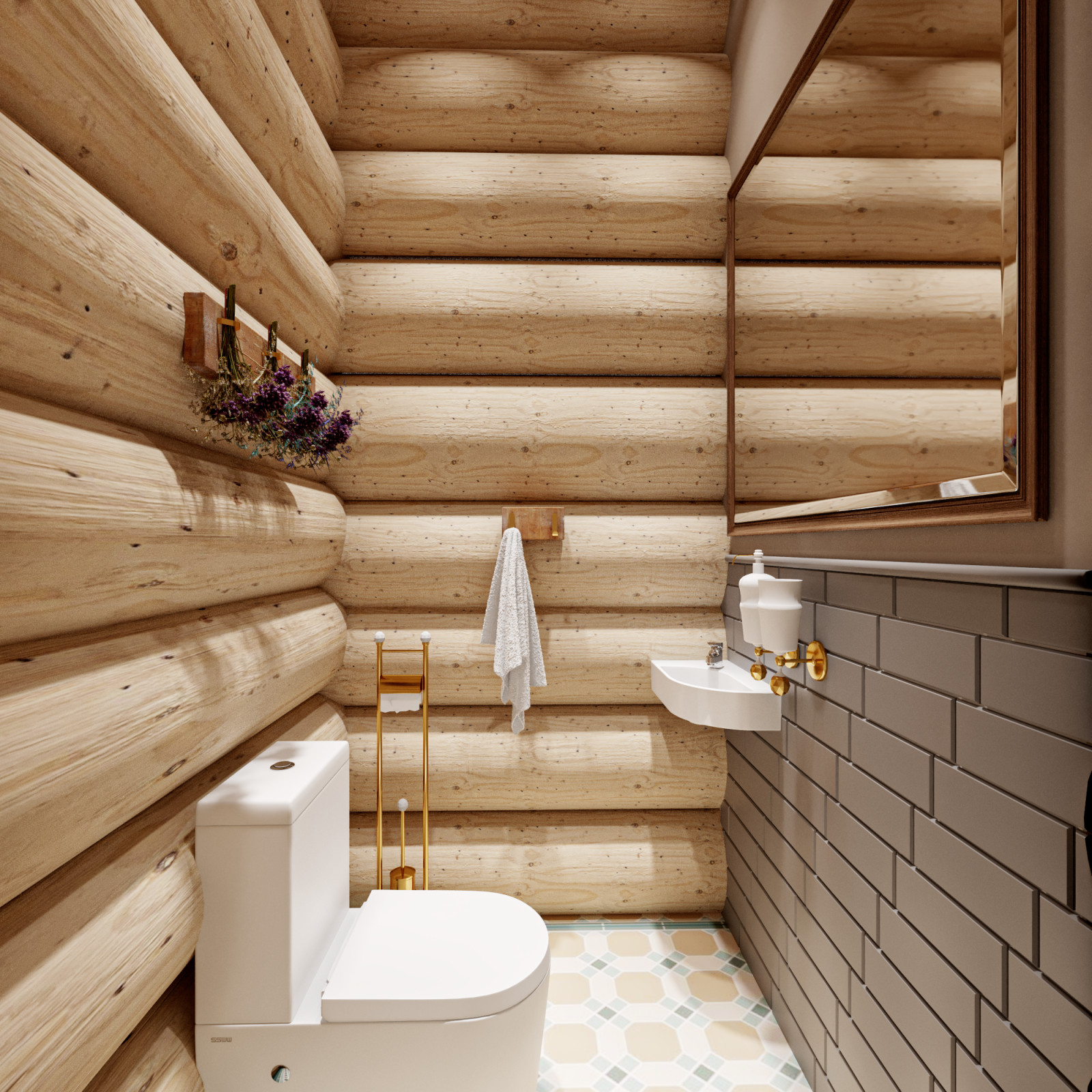 Обложка проекта: Баня в Подмосковье