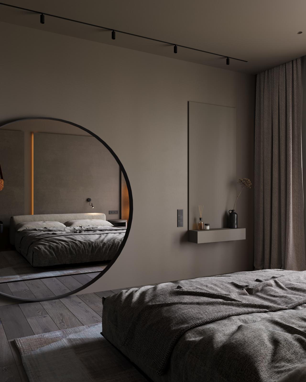 Проект двухкомнатной квартиры в Жк Петровская Доминанта, Современный стиль