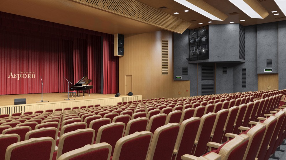 Зрительный зал в центре культуры