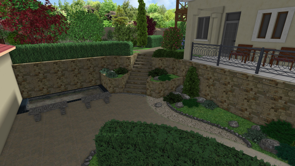 Приусадебная территория минигостинницы