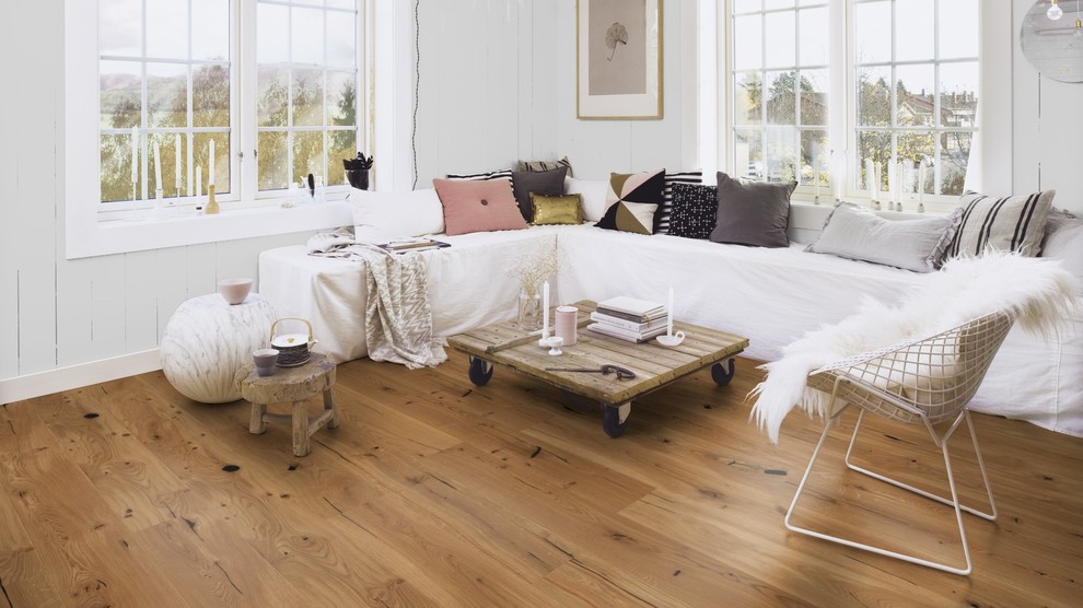 Интерьеры с паркетом BOEN