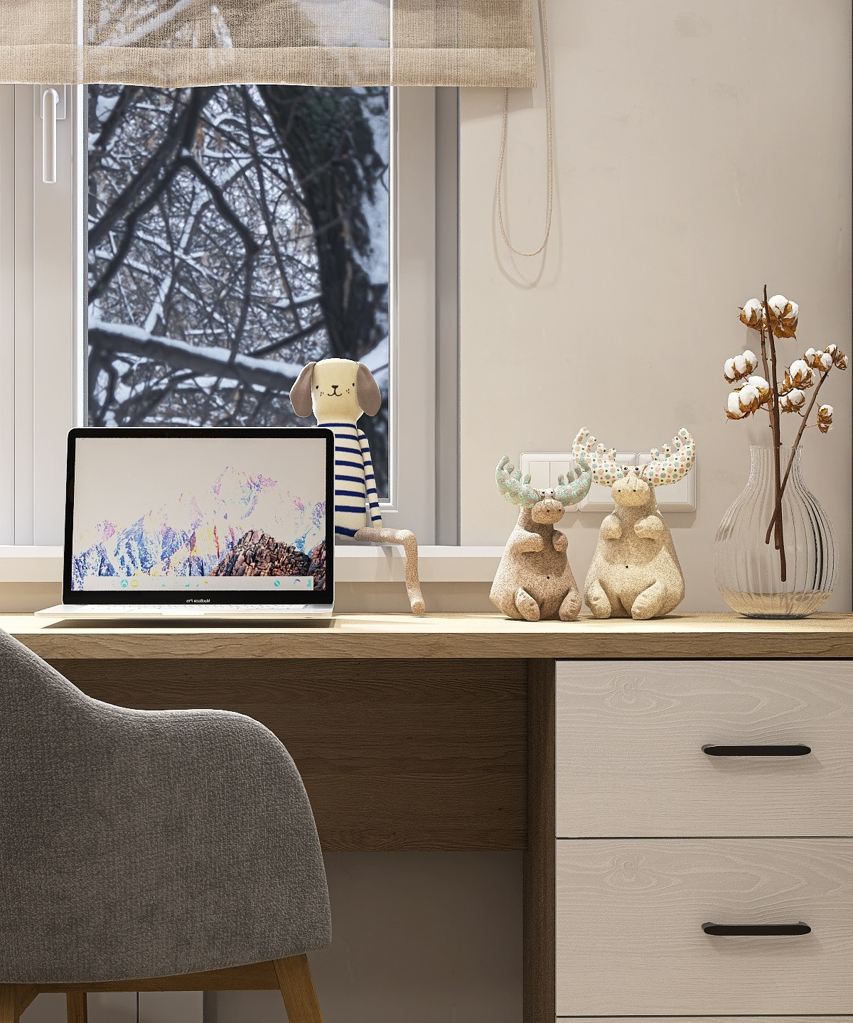 Джунгли и попугаи для девочки