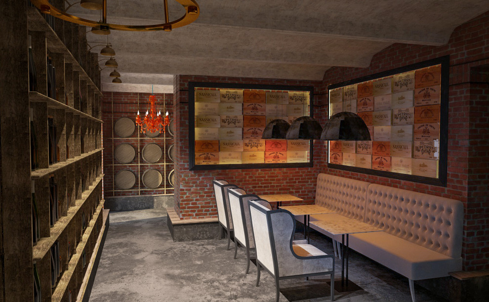 Дизайн-проект винного магазина от  «Strekoza Design»