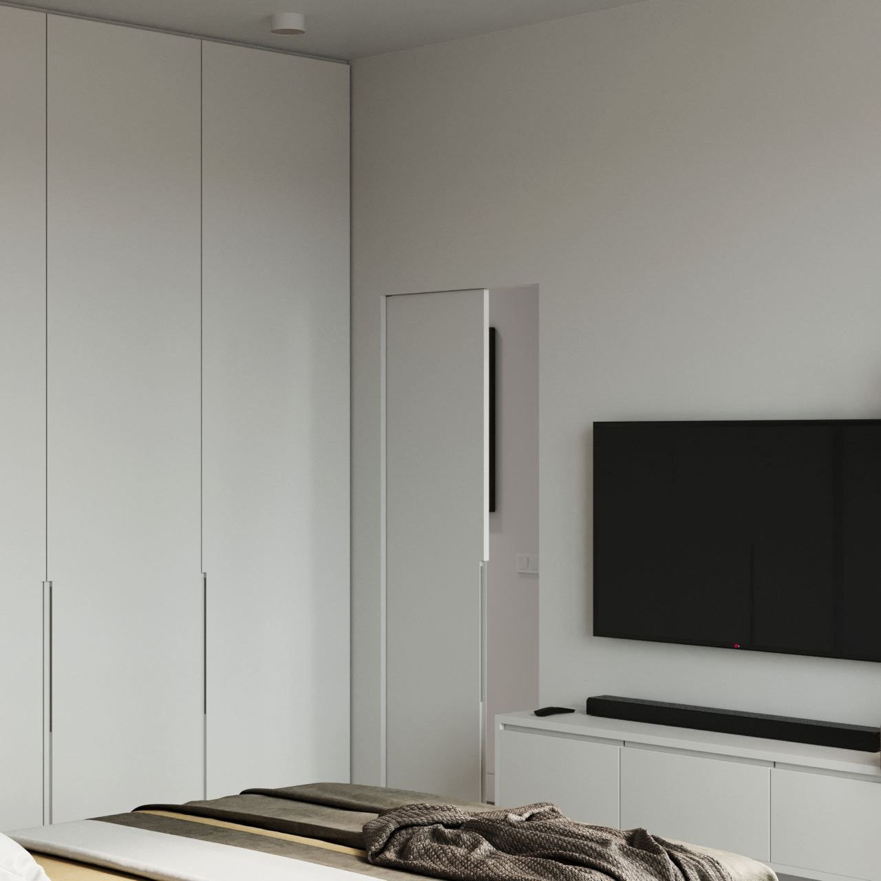 Дизайн-проект квартиры 43,3 м² в стиле минимализм