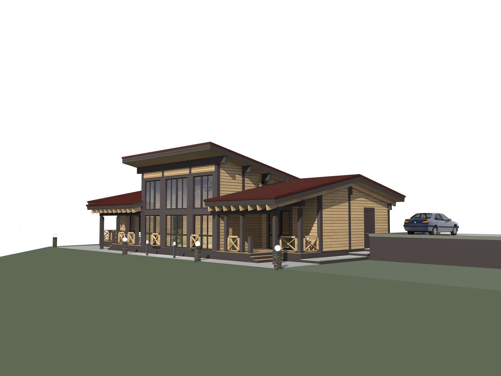 Дом в поселке Гаврилково Московской области