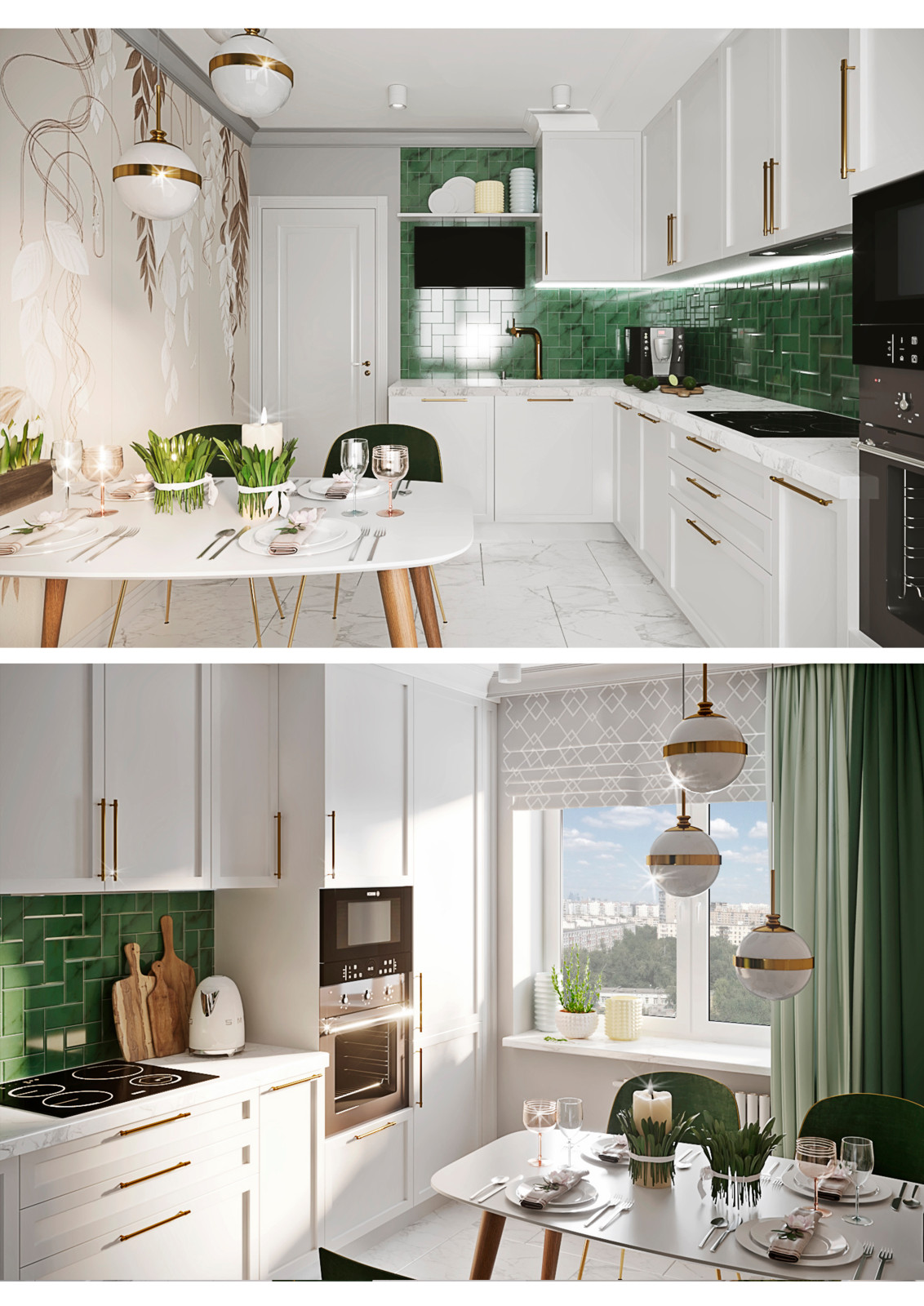 Визуализация 3-4омнатной квартиры в Люберцы