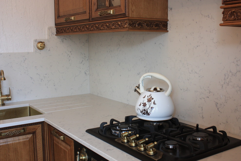 Столешница и стеновая панель из кварцевого композита Avant