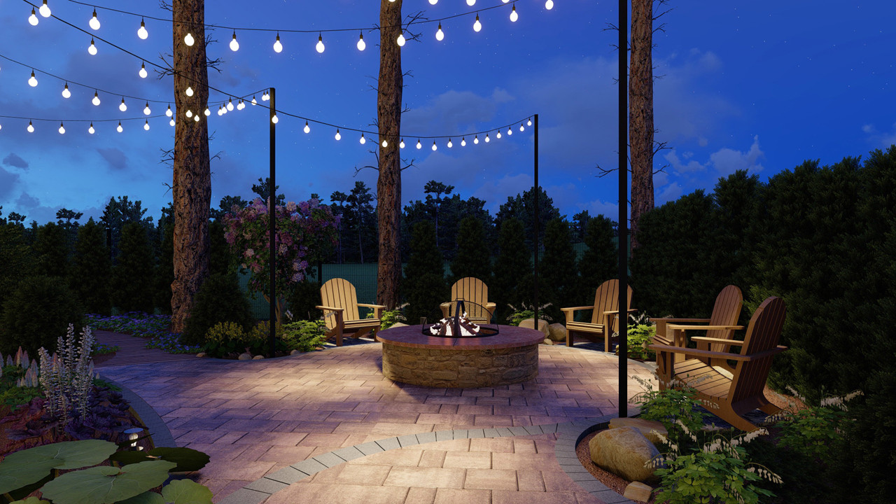 Сад в природном стиле