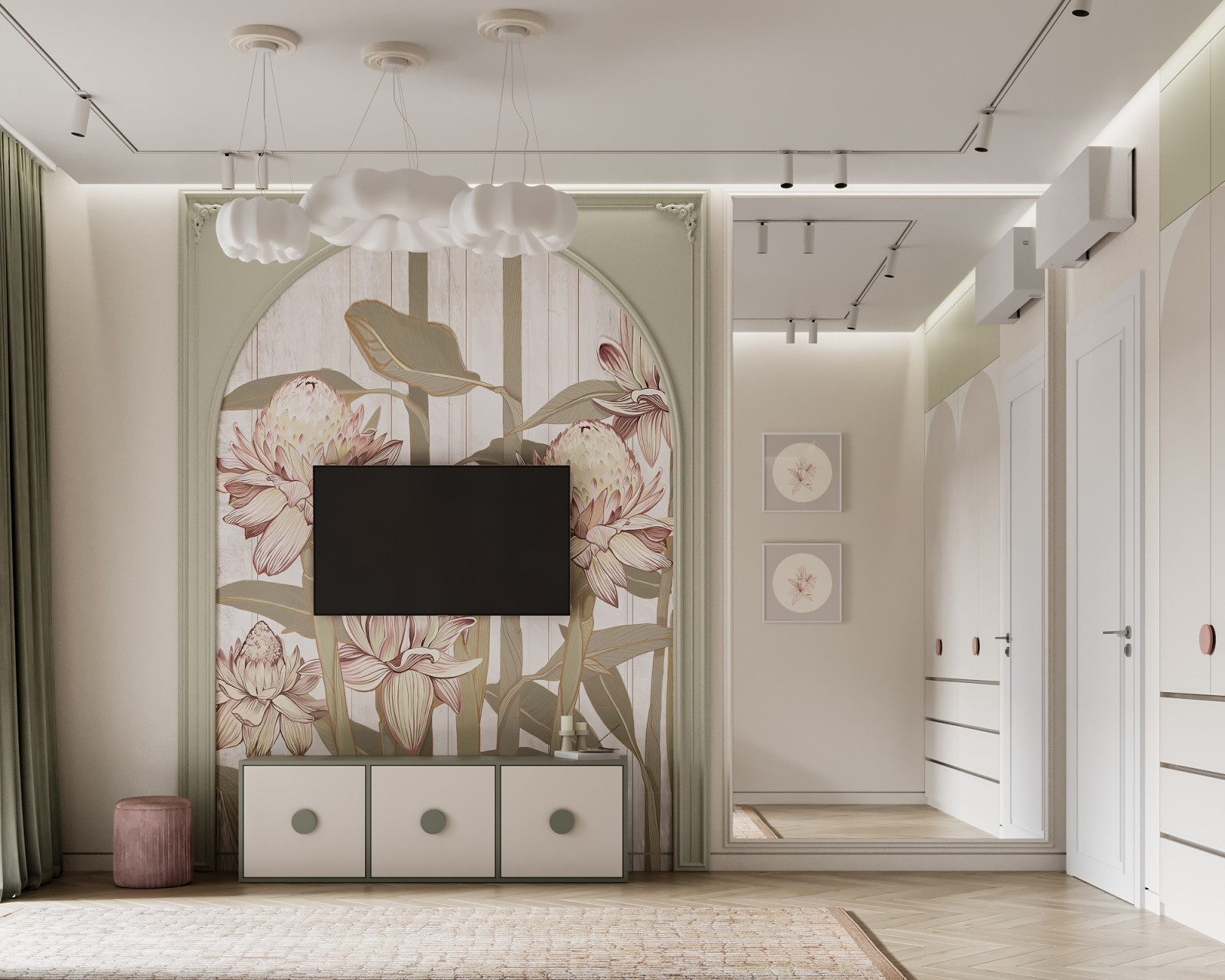 Дизайн интерьера квартиры в современном стиле на ул. Новаторов