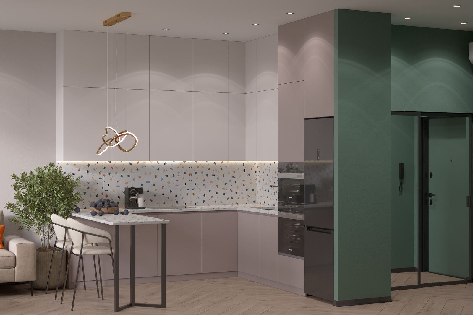 Проект квартиры евродвушки