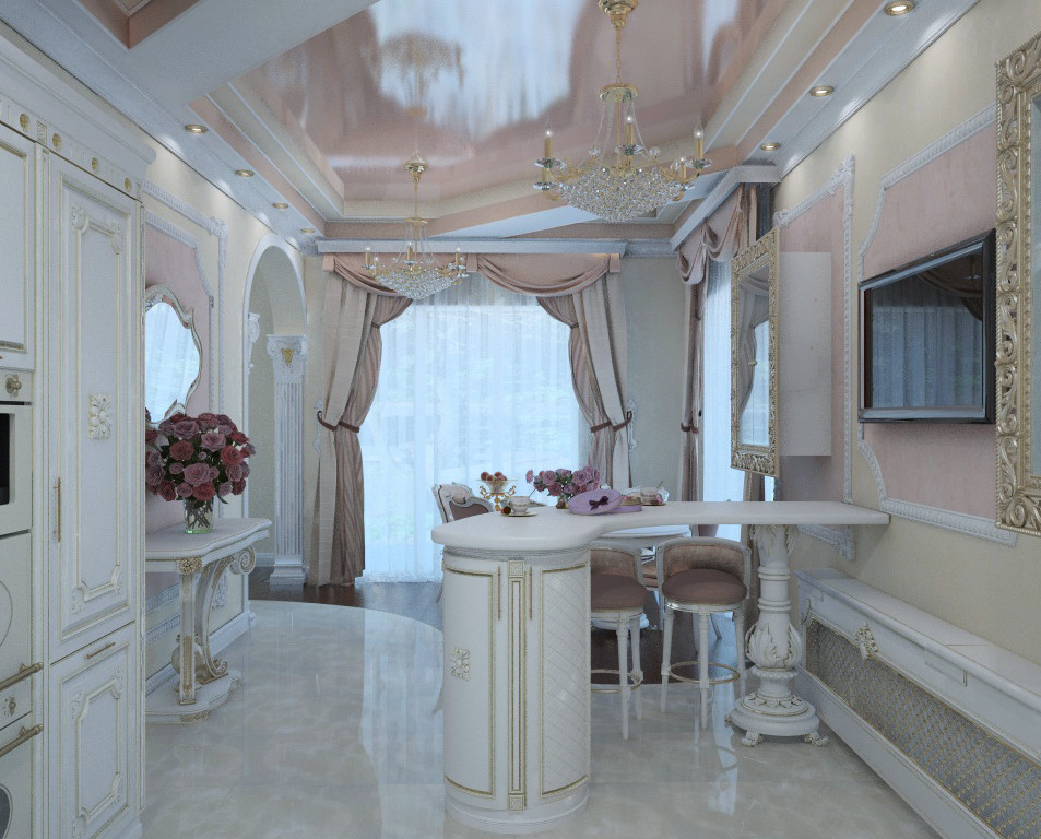 Загородный дом на берегу моря.