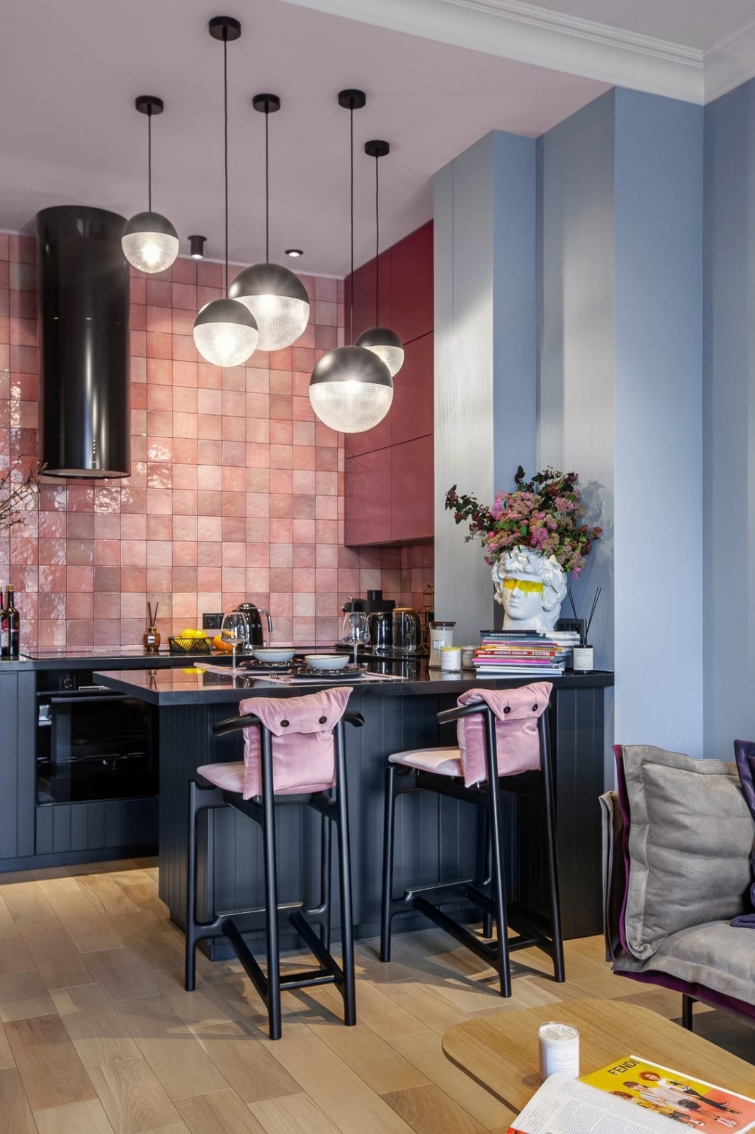 Интерьер в стиле мемфис