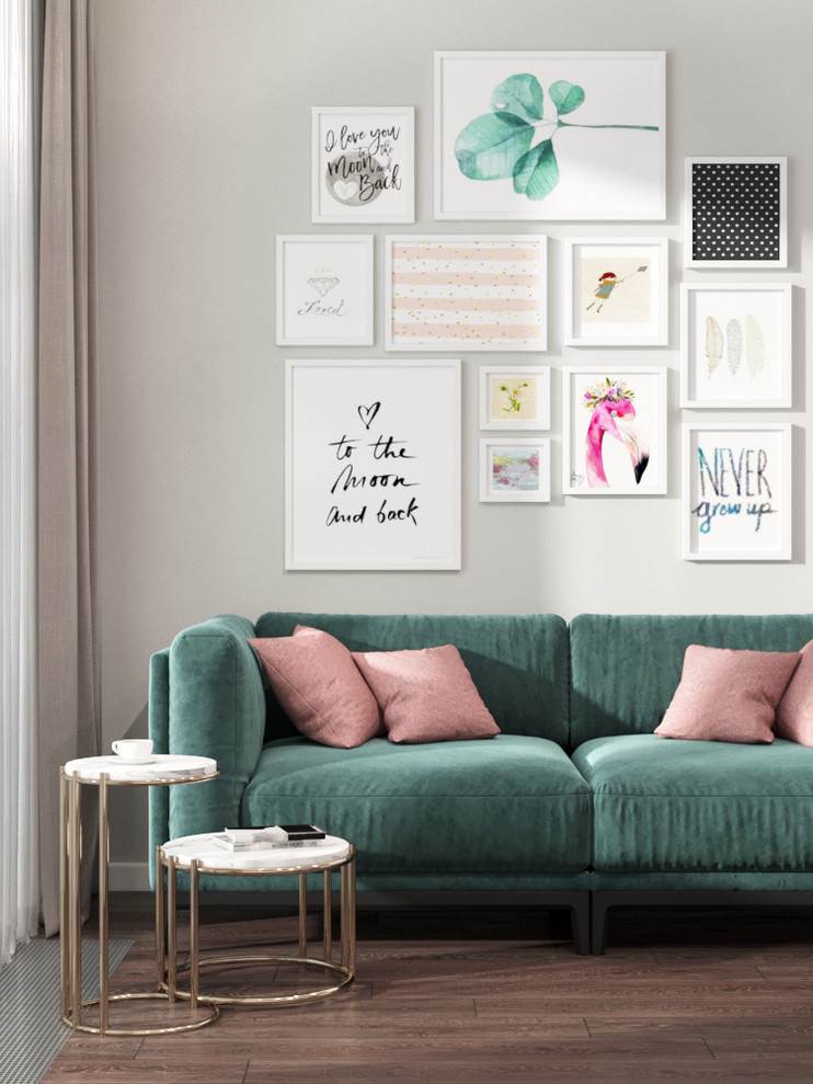 Обложка проекта: Дизайн проект двухкомнатной квартиры