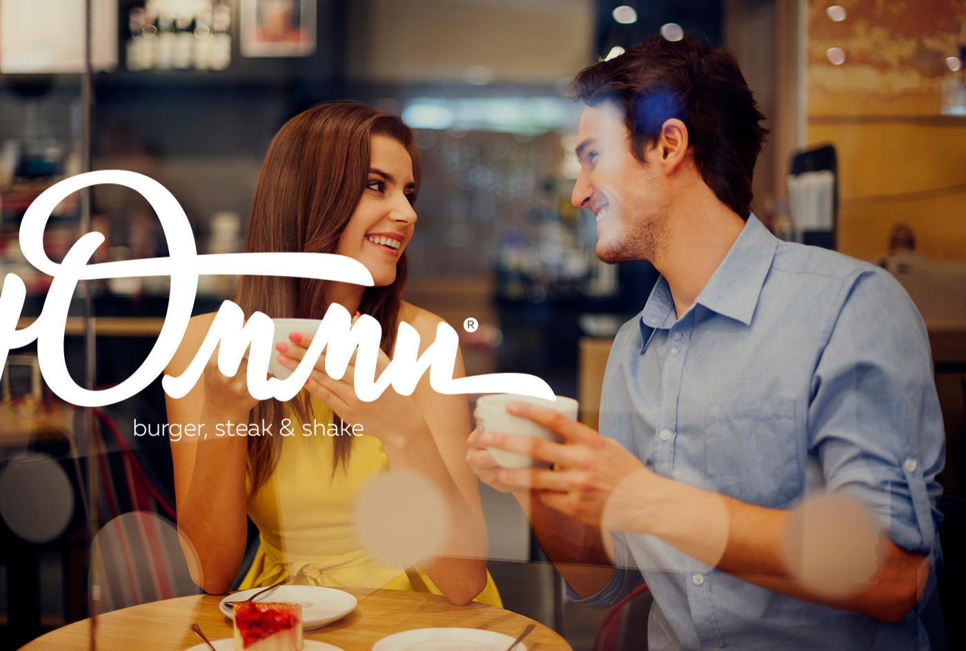 Проект интерьера с разработкой айдентики для сети кафе бистро "Юмми"