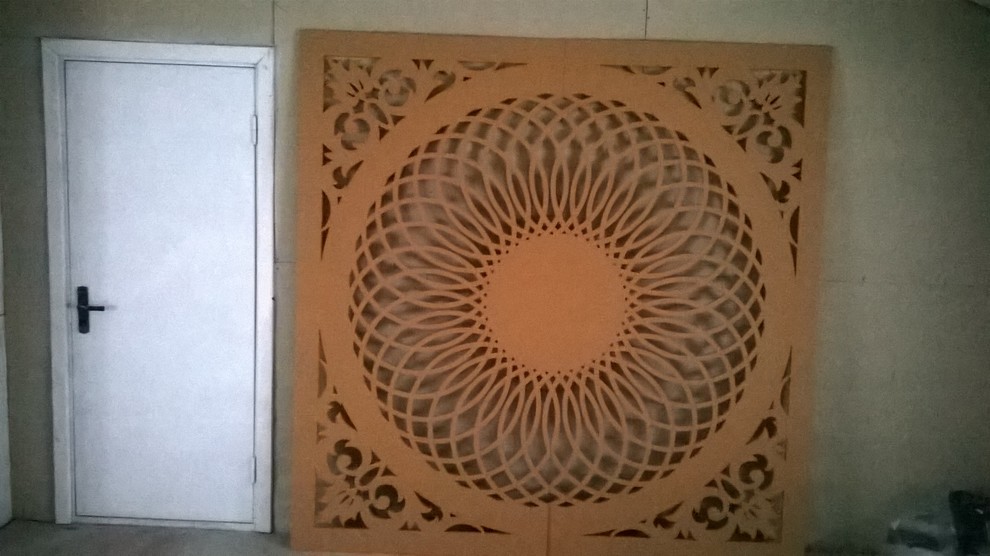 Перегородка резная из МДФ. Ажурная.