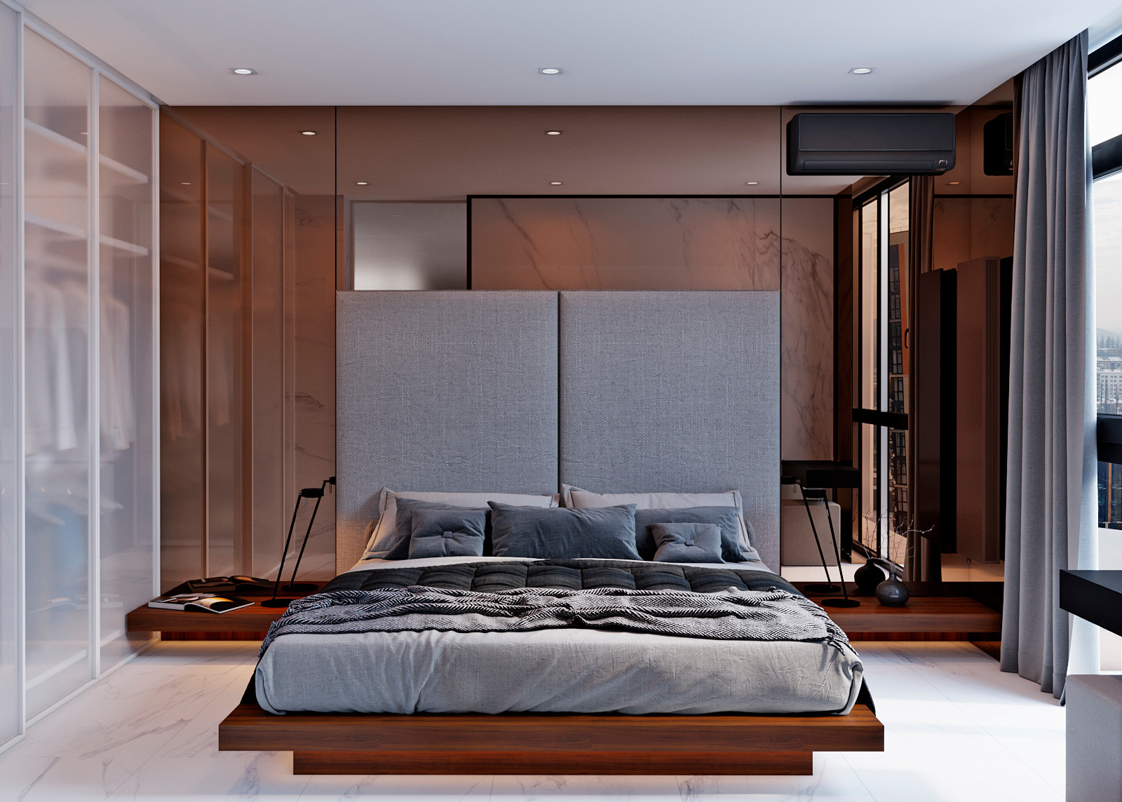 The circulation appartment