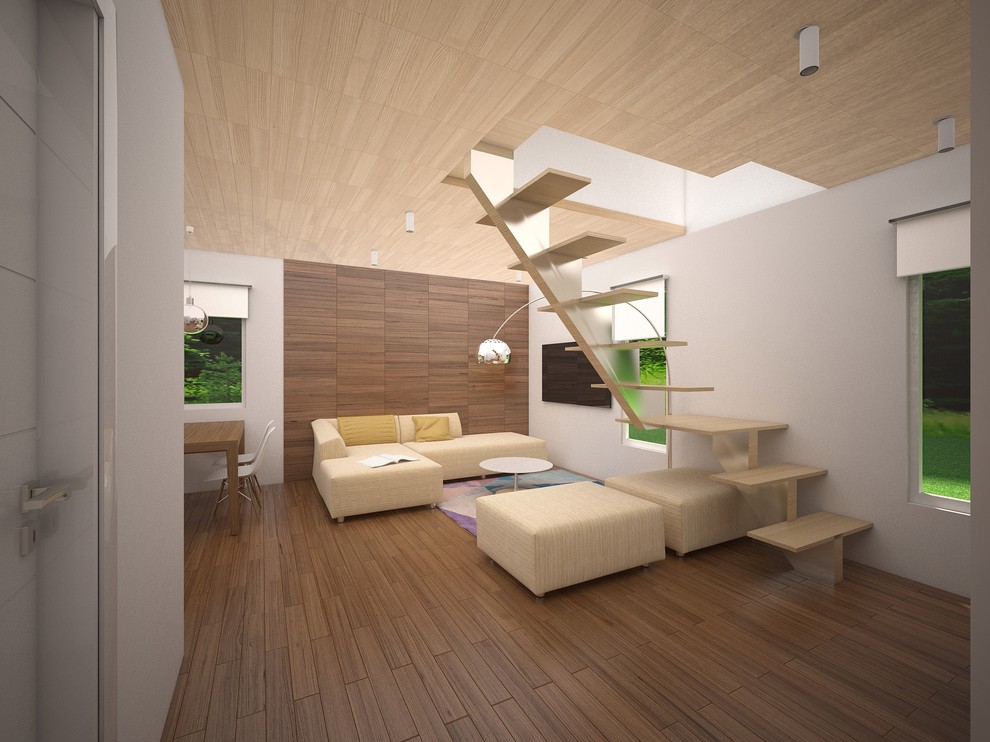 2 этажный дом 72 кв.м., интерьер в Скандинавском стиле.