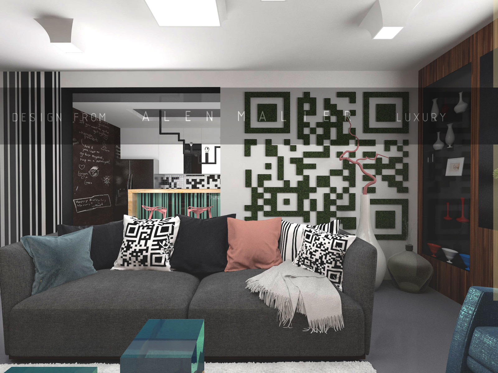 Природа QR-КОДА в Европе 100 м2