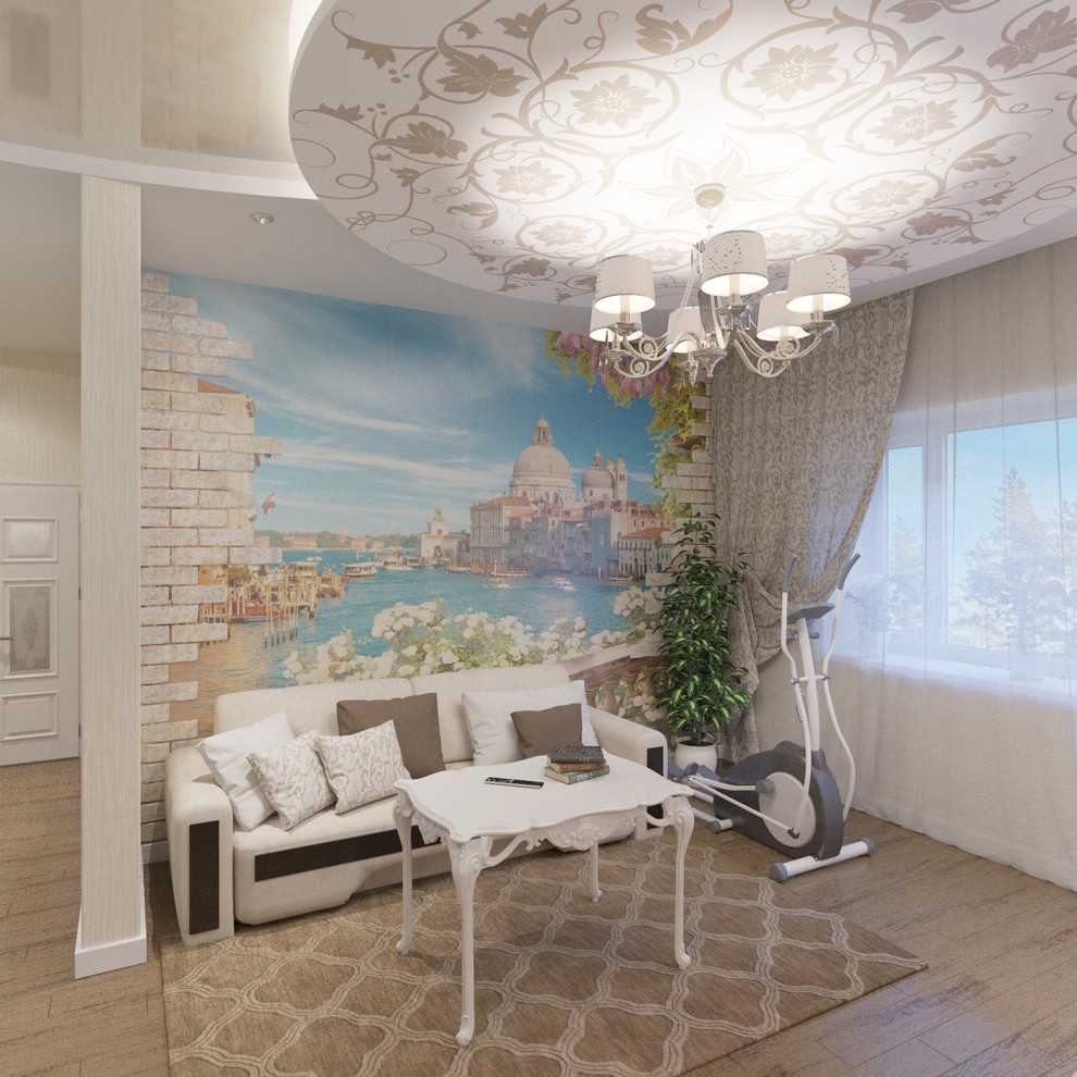 кухня-гостиная в ЖК Бавария