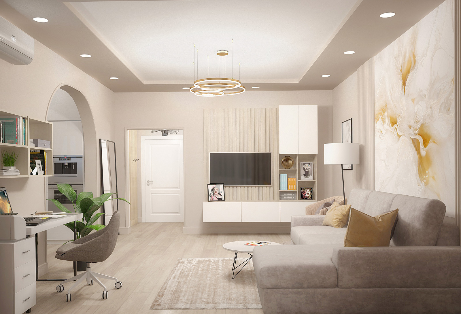 Обложка проекта: Однокомнатная квартира для девушки