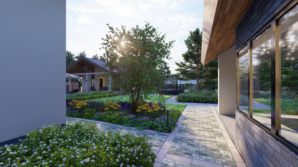 Сад "Geometrium" в КП "Европа"