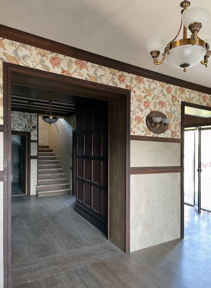 ЗАГОРОДНЫЙ ДОМ В СТИЛЕ "СТАРОЙ АНГЛИИ" _ФРАГМЕНТЫ РЕАЛИЗАЦИИ