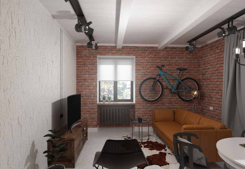 Квартира с "живым" кирпичем