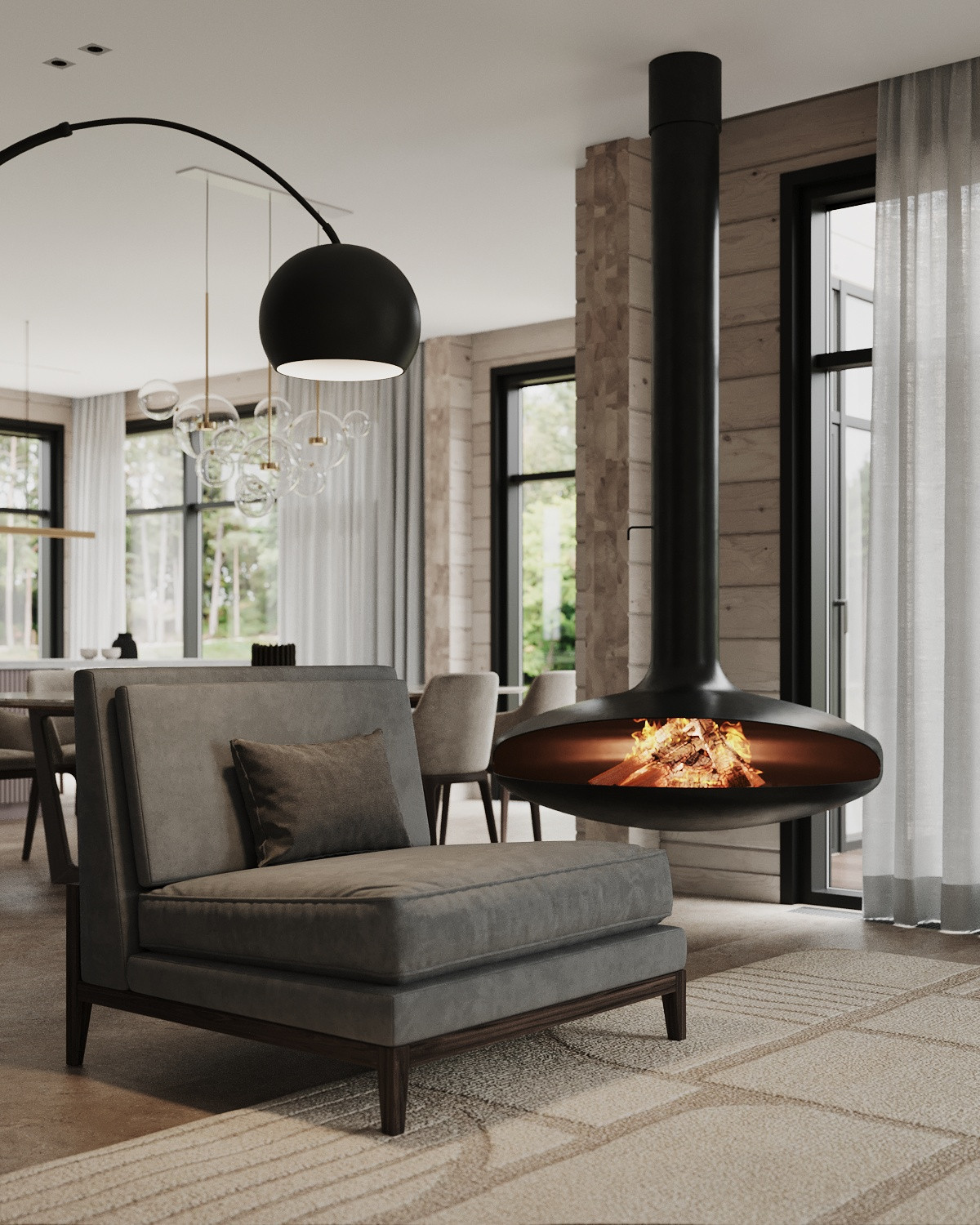 Интерьер загородного дома