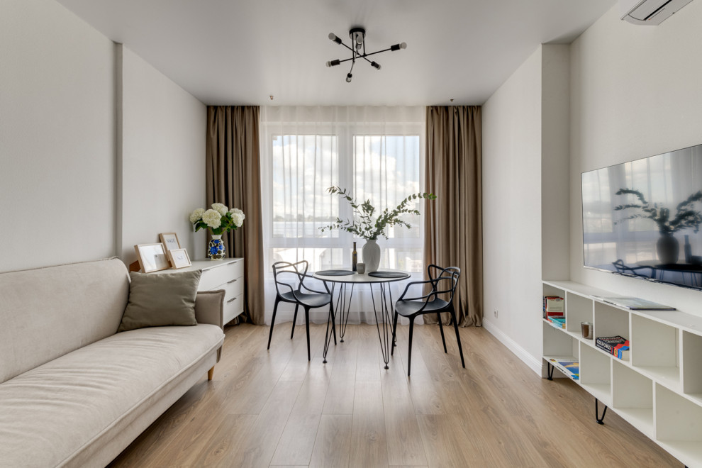 Обложка проекта: Light one bedroom apartment