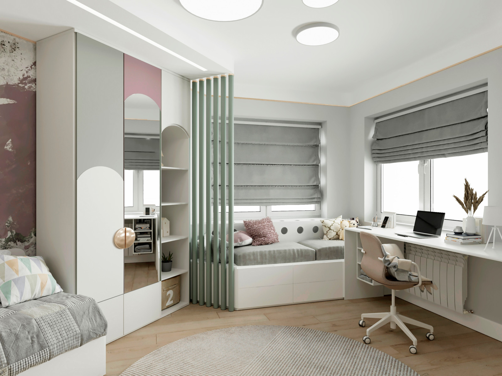 Обложка проекта: Детская в трёшке